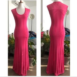 Catherine Malandrino pointelle-knit maxi dress